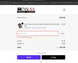 THANKS10 coupon verification screenshot