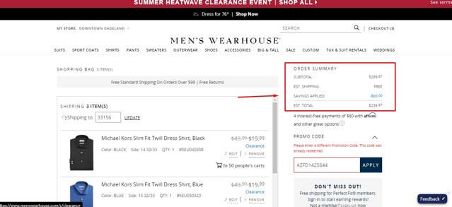Men's Wearhouse Promo Codes - 15% Off Coupons May 2025