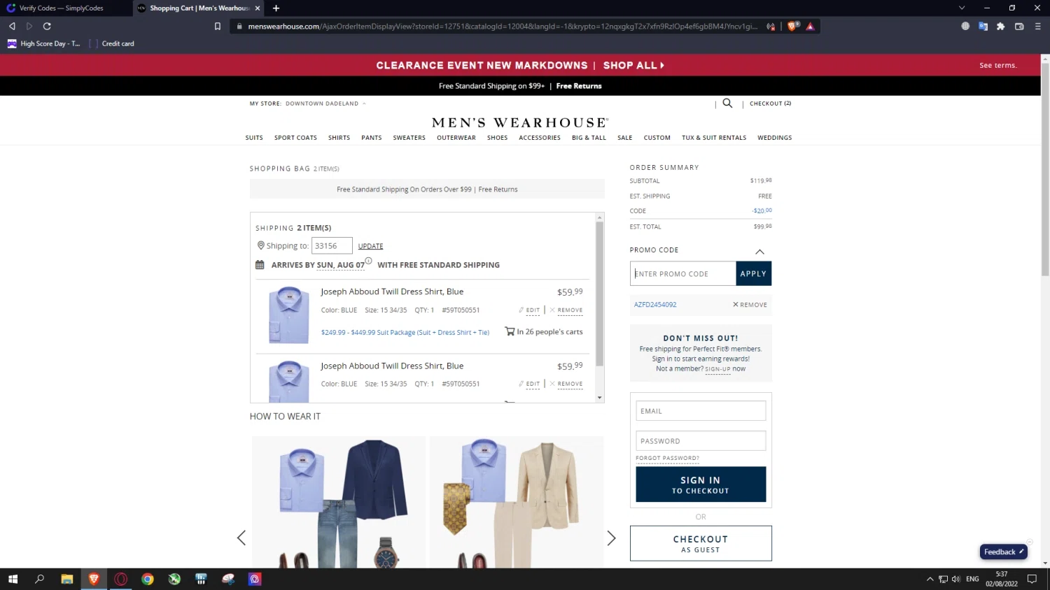 Men's Wearhouse Promo Codes 20 Off December 2024