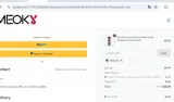 MEOKY25 coupon verification screenshot