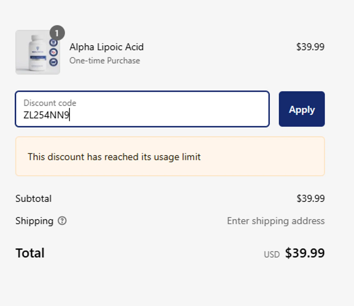 Meo Nutrution promo code screenshot showing code ZL254NN9 applied at Meo Nutrution checkout page. Uploaded by SimplyCodes community member steve_jeff on Feb 19, 2025