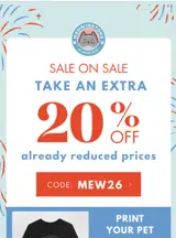 MEW26 coupon verification screenshot