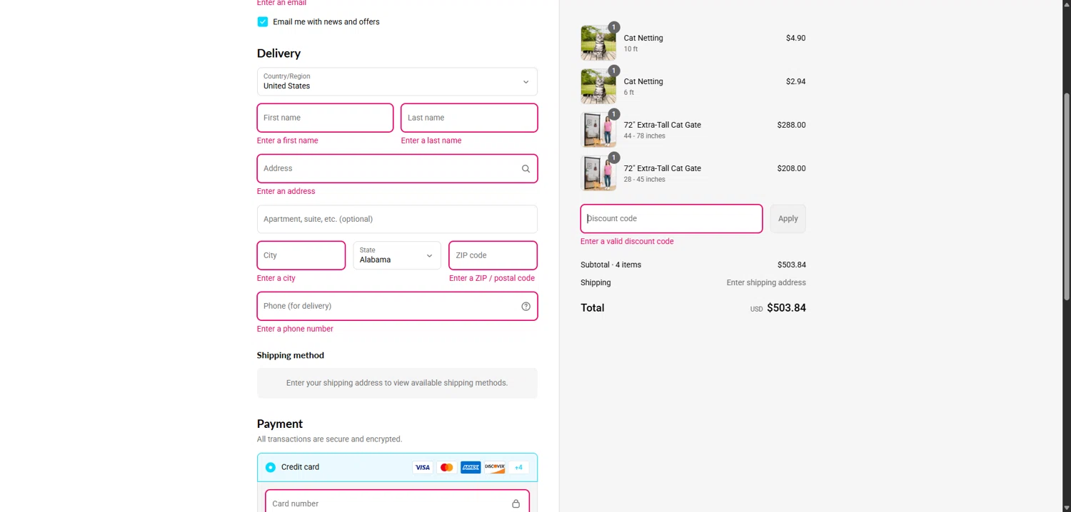 Meow Safe discount code screenshot showing code MeowSafeCALLIE applied at Meow Safe checkout page. Uploaded by SimplyCodes community member TreasureScholar8716 on Sep 7, 2025