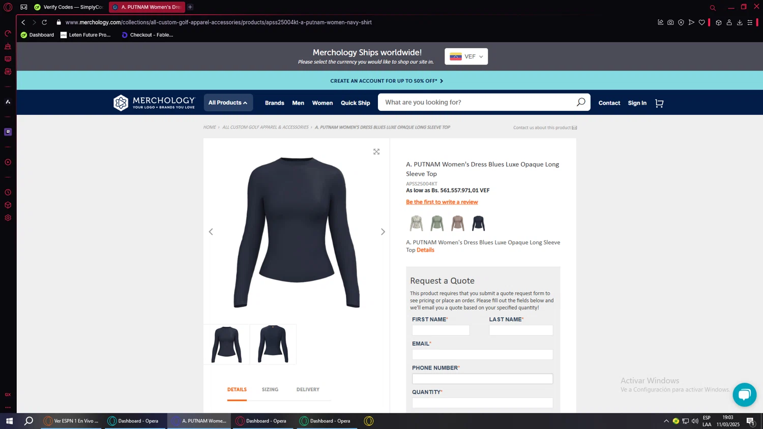 Merchology discount code screenshot showing code WELCOMEBACK applied at Merchology checkout page. Uploaded by SimplyCodes community member SwiftVoyager5067 on Mar 11, 2025