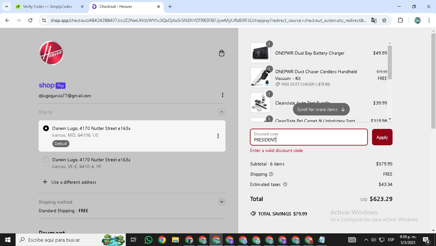 Merchology discount code screenshot showing code TAKEOFF100 applied at Merchology checkout page. Uploaded by SimplyCodes community member FortunatePioneer422 on Mar 6, 2025
