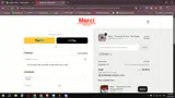Merci Paris coupon verification screenshot