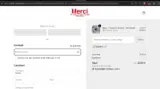Merci Paris coupon verification screenshot