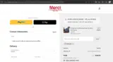 Merci Paris coupon verification screenshot