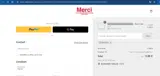 Merci Paris coupon verification screenshot