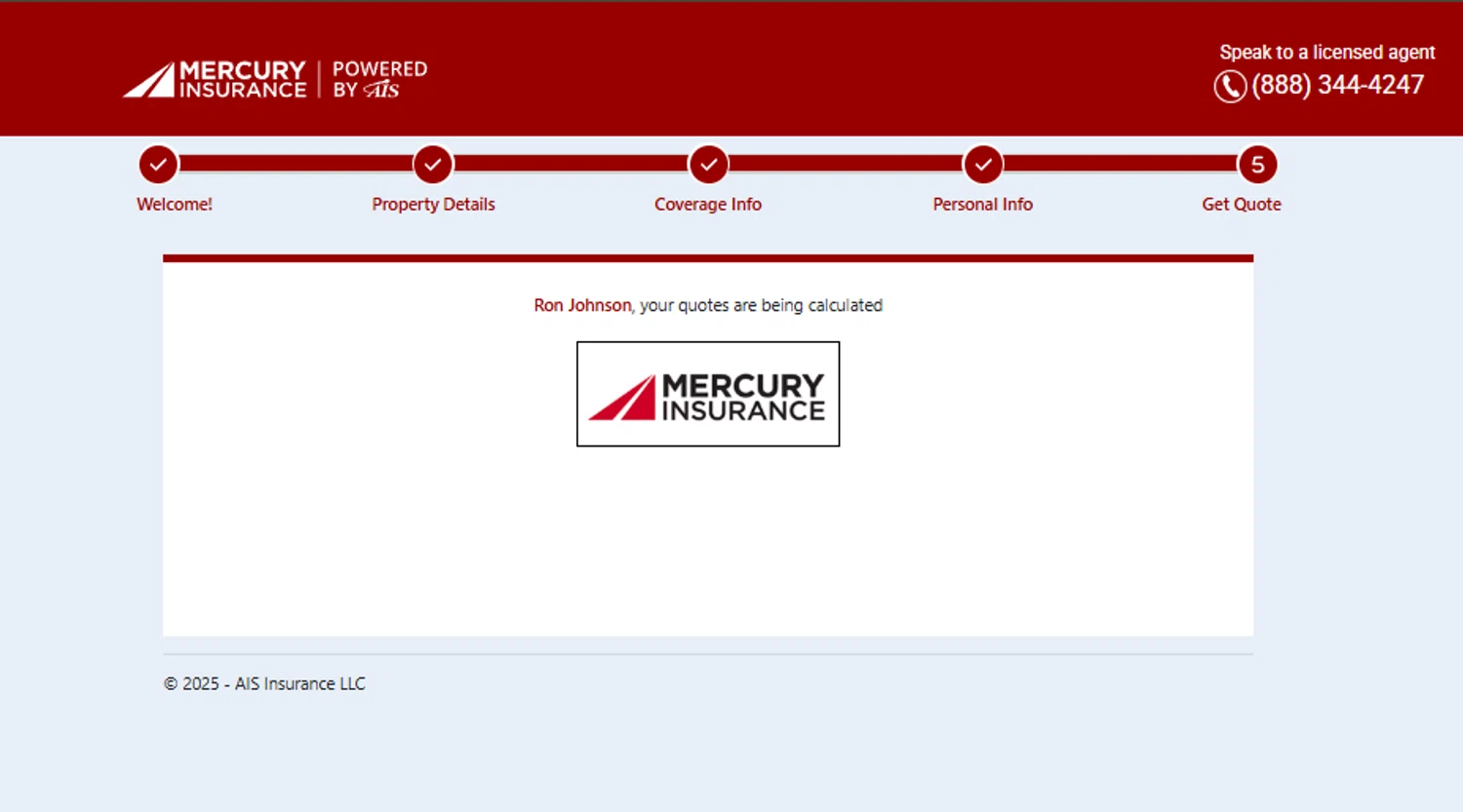 Mercury Insurance promo code screenshot showing code WELCOME applied at Mercury Insurance checkout page. Uploaded by SimplyCodes community member SimplyCVerlie on Mar 25, 2025
