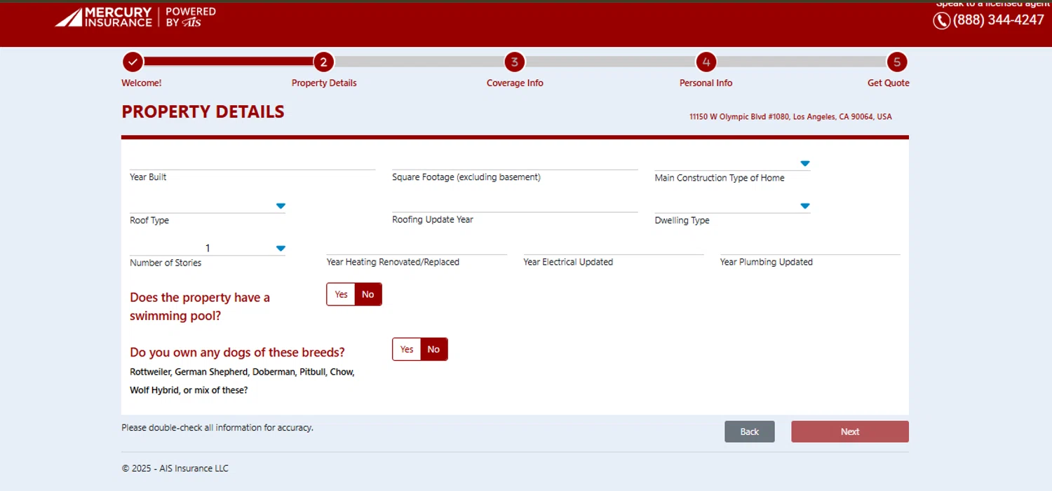 Mercury Insurance promo code screenshot showing code WELCOME applied at Mercury Insurance checkout page. Uploaded by SimplyCodes community member SimplyCVerlie on Feb 27, 2025