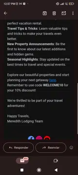 Welcome10 coupon verification screenshot