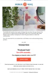 WEEKEND10 coupon verification screenshot