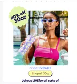 LIVESALE coupon verification screenshot