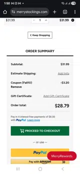 Fall10 coupon verification screenshot
