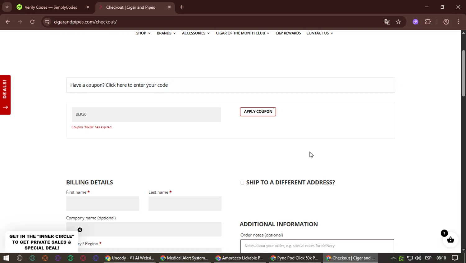 Mesmerica promo code screenshot showing code MESMERICAGROUP applied at Mesmerica checkout page. Uploaded by SimplyCodes community member Saoul_ on Dec 25, 2025