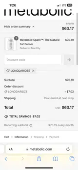 LONODARIDZE coupon verification screenshot