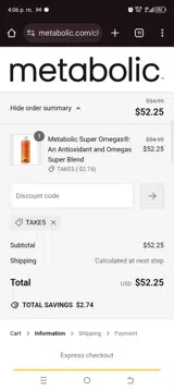Take5 coupon verification screenshot