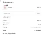 ASHLEY coupon verification screenshot