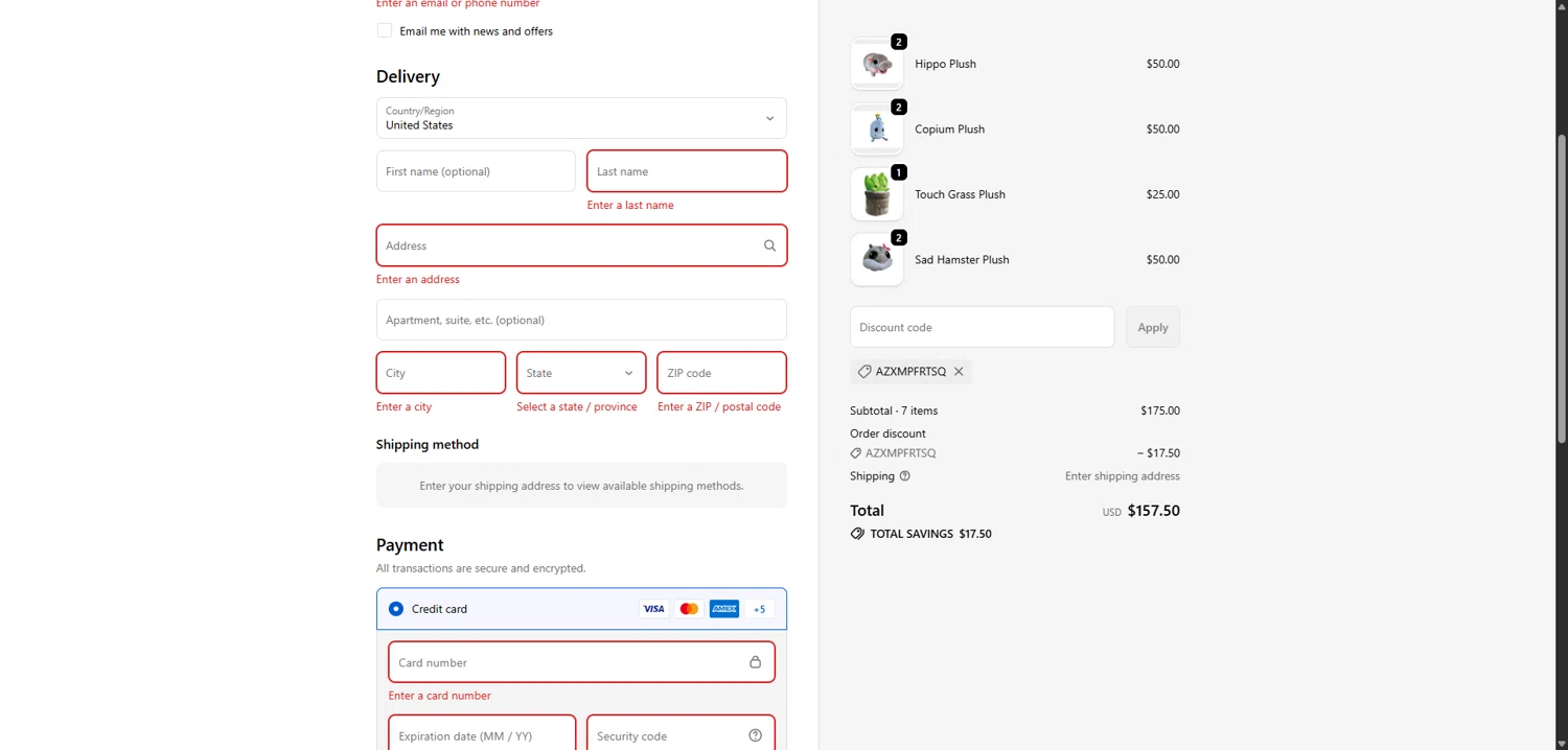 METALSHOP discount code screenshot showing code LDK619209 applied at METALSHOP checkout page. Uploaded by SimplyCodes community member EpicGuardian2592 on Oct 29, 2025