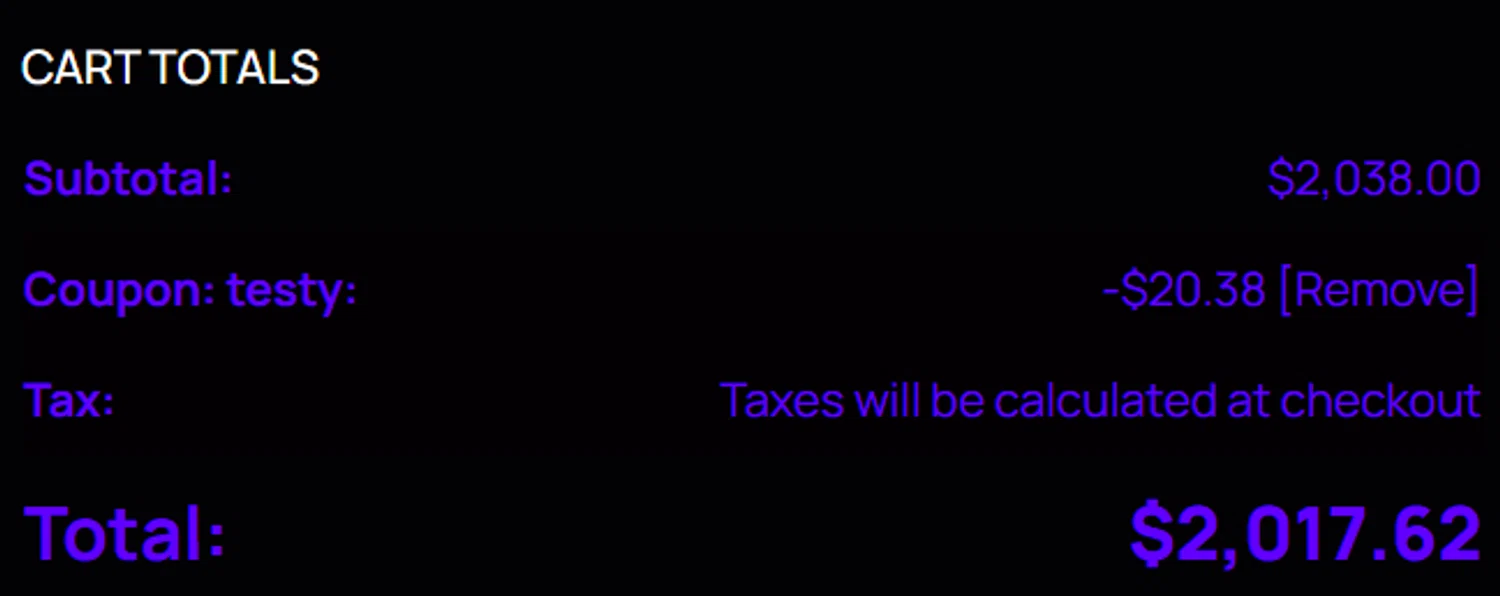 META PCs coupon code screenshot showing code Testy applied at META PCs checkout page. Uploaded by SimplyCodes community member CleverEagle6236 on Jun 28, 2025