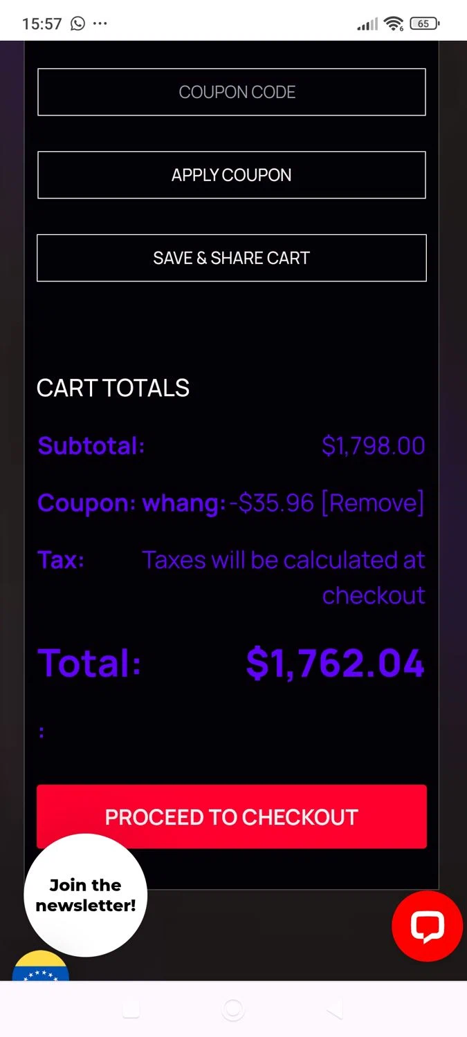 META PCs coupon code screenshot showing code Whang applied at META PCs checkout page. Uploaded by SimplyCodes community member ShieldWhiz4659 on Sep 9, 2025