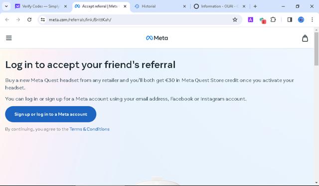 Meta Quest (formerly Oculus) checkout page showing Meta Quest (formerly Oculus) promo code box | Screenshot taken by SimplyCodes community member on Feb 25, 2024