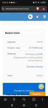 easy coupon verification screenshot