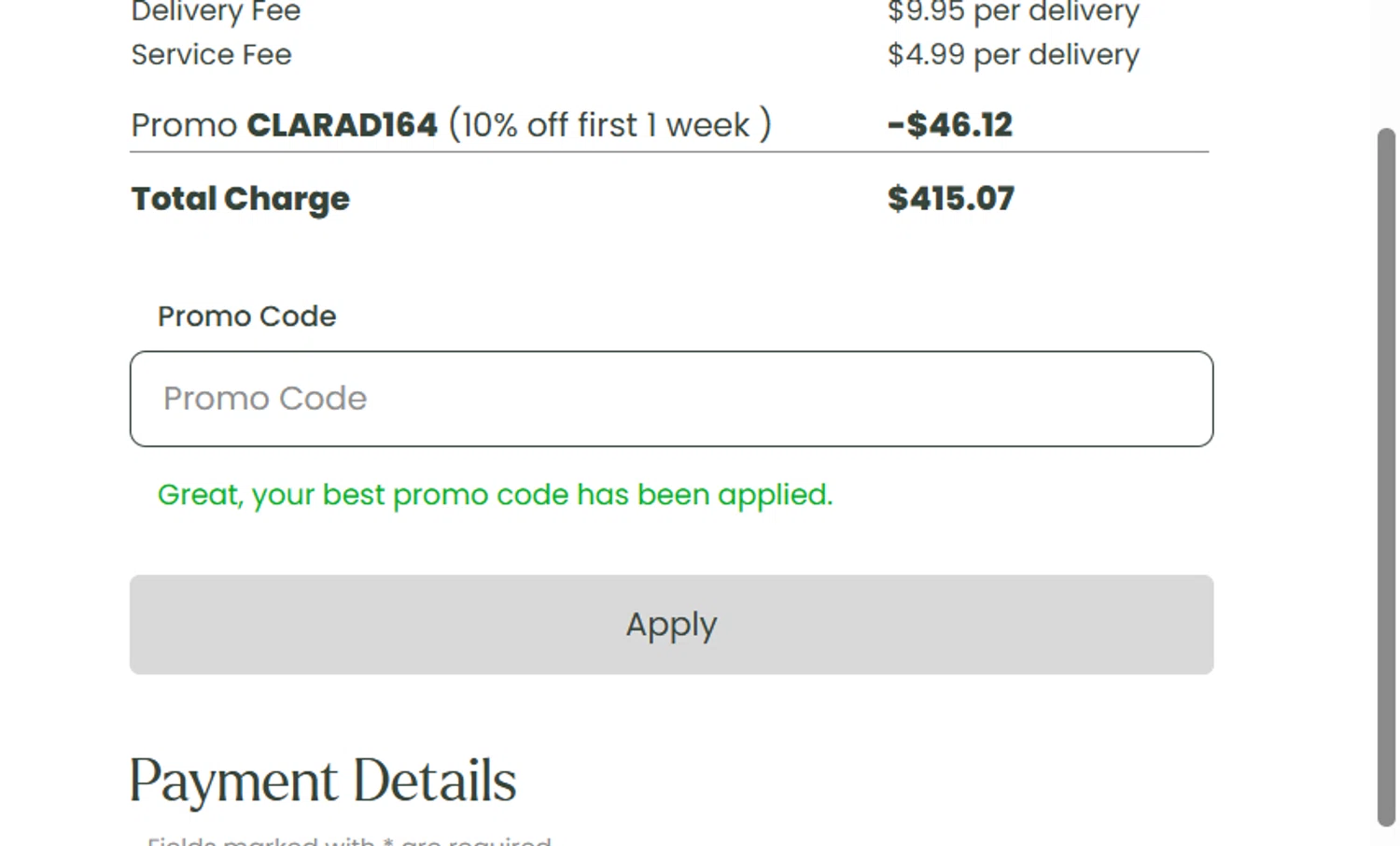 Methodology checkout page showing Methodology promo code box | Screenshot taken by SimplyCodes community member on Feb 4, 2026