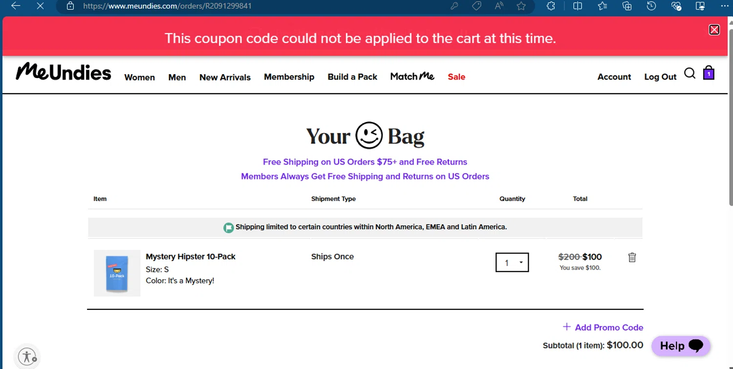 MeUndies Promo Codes 20 Off Coupons in August 2024 SimplyCodes