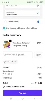 ellaful coupon verification screenshot