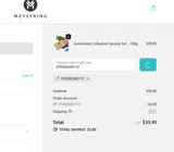 SPRINGMEY10 coupon verification screenshot