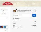 Mezzetta coupon verification screenshot