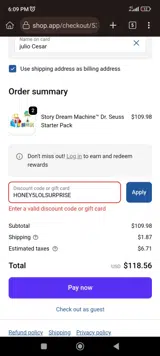 MGA Entertainment coupon verification screenshot