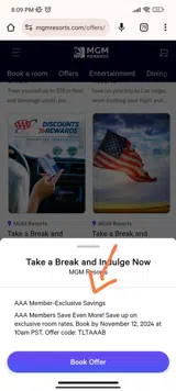 TLTAAAB coupon verification screenshot