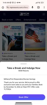 TLTFRSA coupon verification screenshot