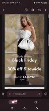 Mia Bella Couture coupon verification screenshot