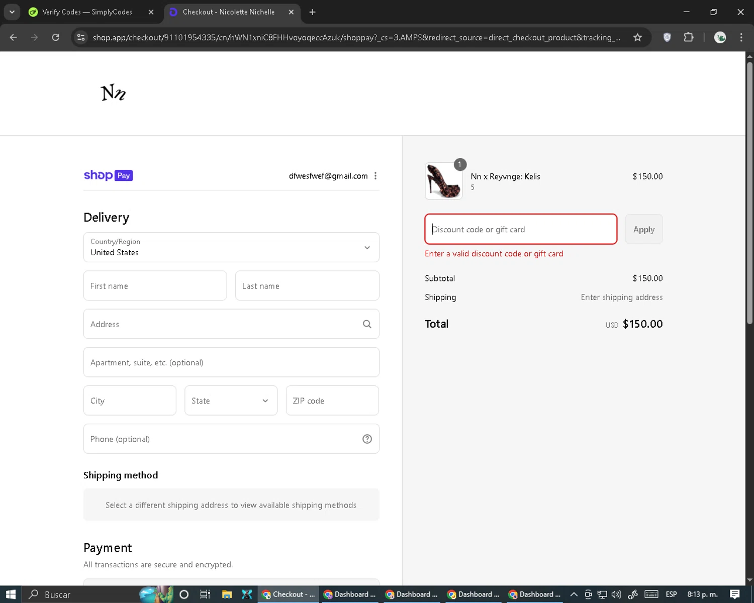 Mia Burton coupon code screenshot showing code GB81443ESG applied at Mia Burton checkout page. Uploaded by SimplyCodes community member RebateCaptain6440 on Aug 19, 2025