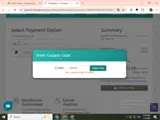 ARTT20 coupon verification screenshot