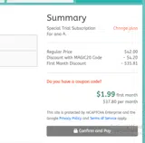 MAGIC20 coupon verification screenshot
