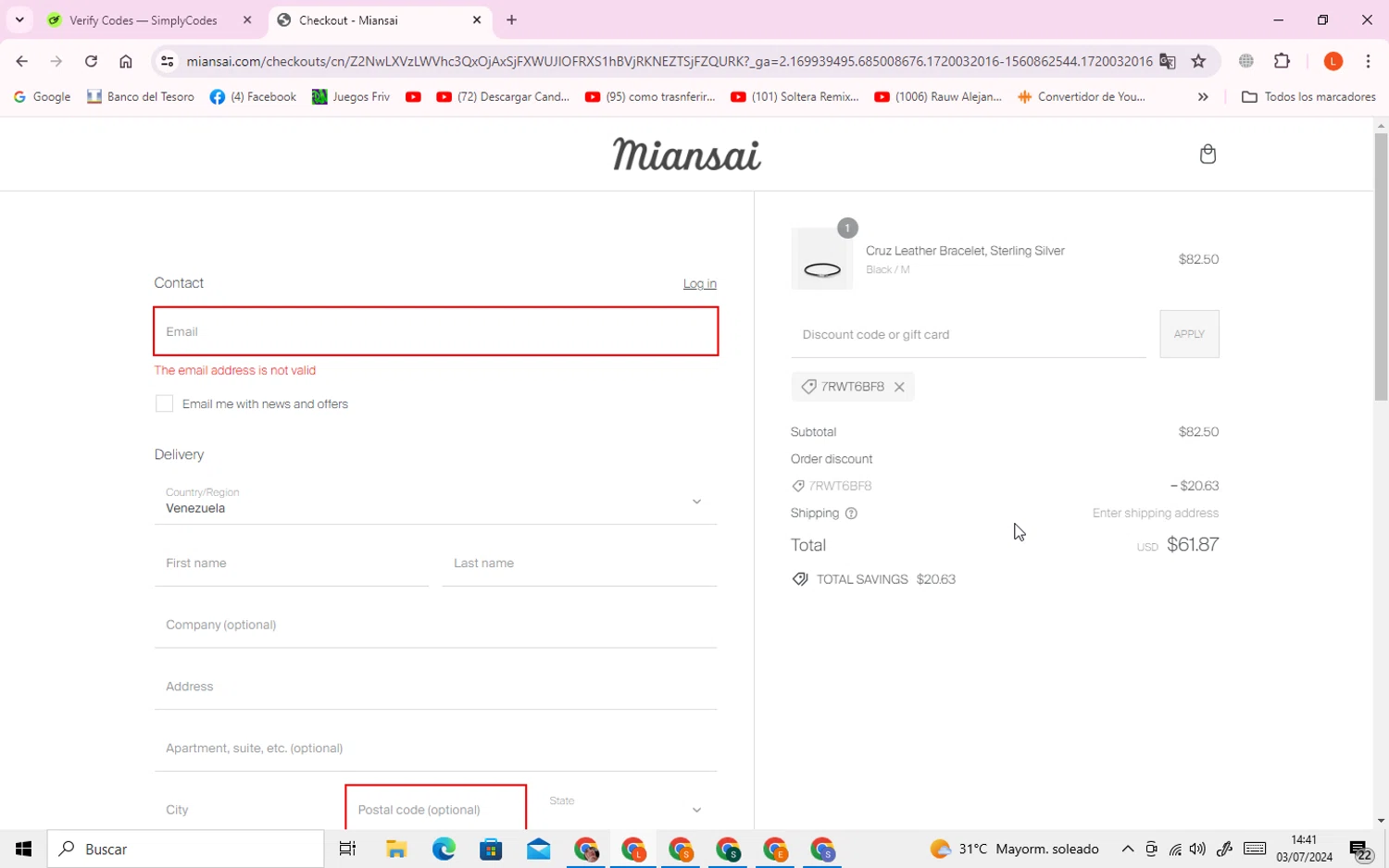 Miansai Promo Codes 15 Off July 2024
