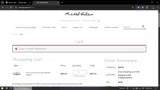 Michal Golan coupon verification screenshot