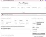 Michal Golan coupon verification screenshot