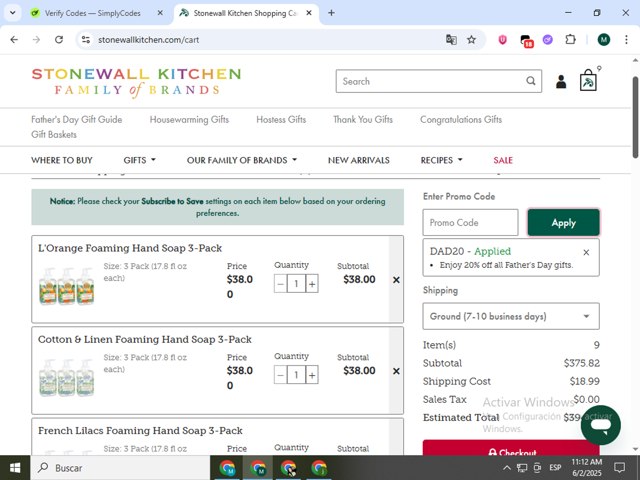 Michel Design Works checkout page showing Michel Design Works promo code box | Screenshot taken by SimplyCodes community member on Jun 2, 2025