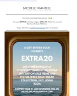 Michele Franzese coupon verification screenshot