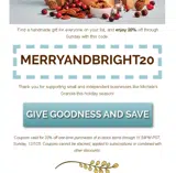 merryandbright20 coupon verification screenshot