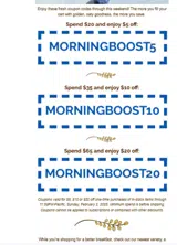 morningboots20 coupon verification screenshot