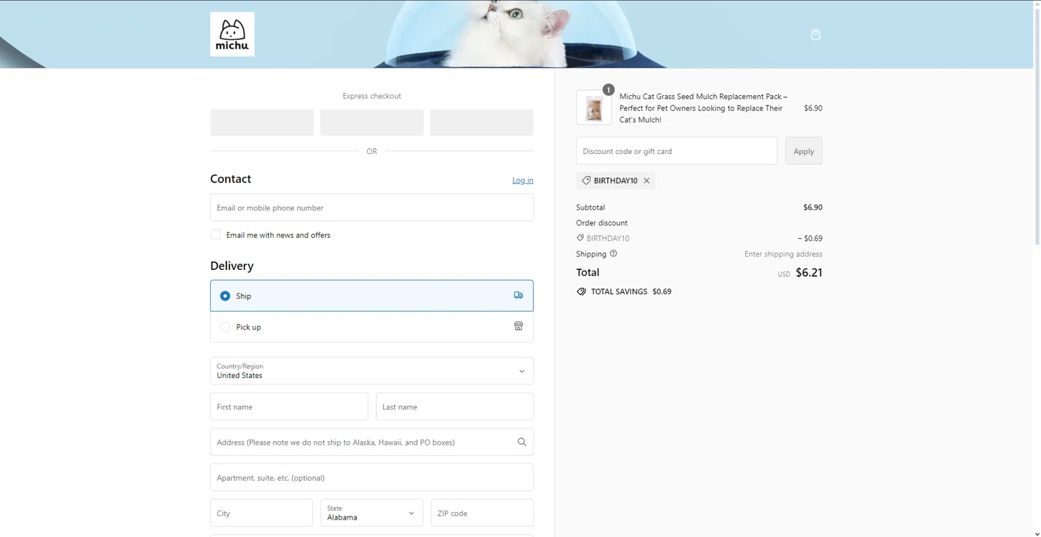 how to use Michupet coupons