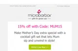 MUM15 coupon verification screenshot