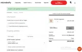 Microdosify coupon verification screenshot